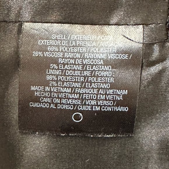 Elie Tahari Black and Navy Blue Short Skirt - Picture 3 of 3